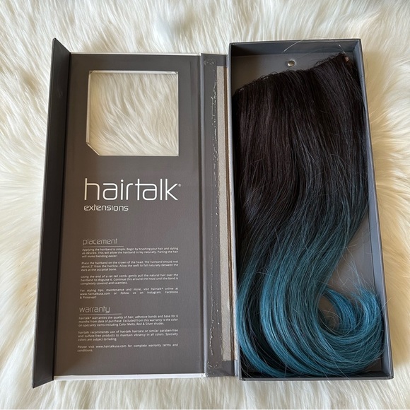 New Hairtalk Extensions Haorband 16”/40 3/BL CM - Picture 1 of 11